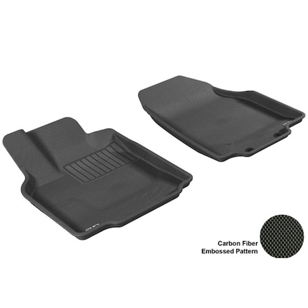 3D Maxpider MAZDA CX-9 2007-2013 KAGU BLACK R1 Floor Mat L1MZ01711509